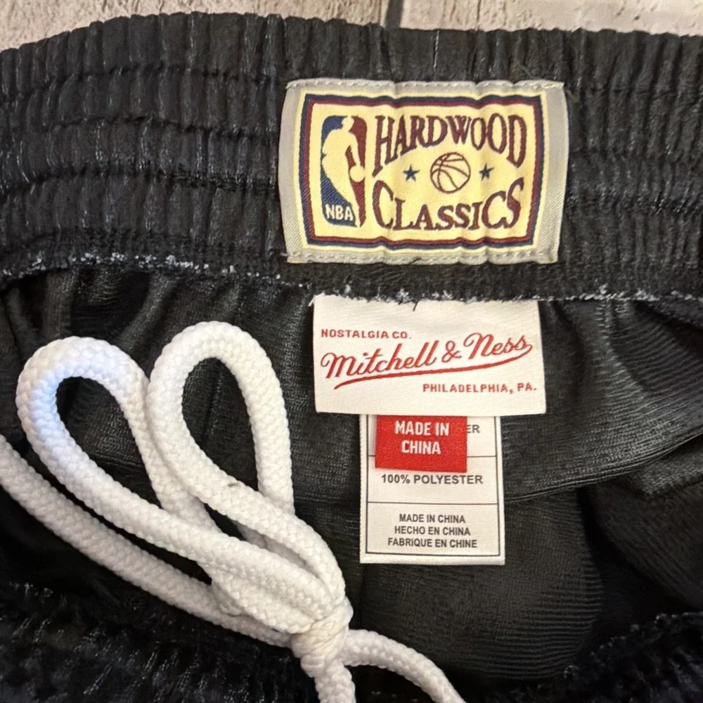 Vintage HardWood Classic Mitchell & Ness Orlando‎ Magic Black NBA Basketball Sho